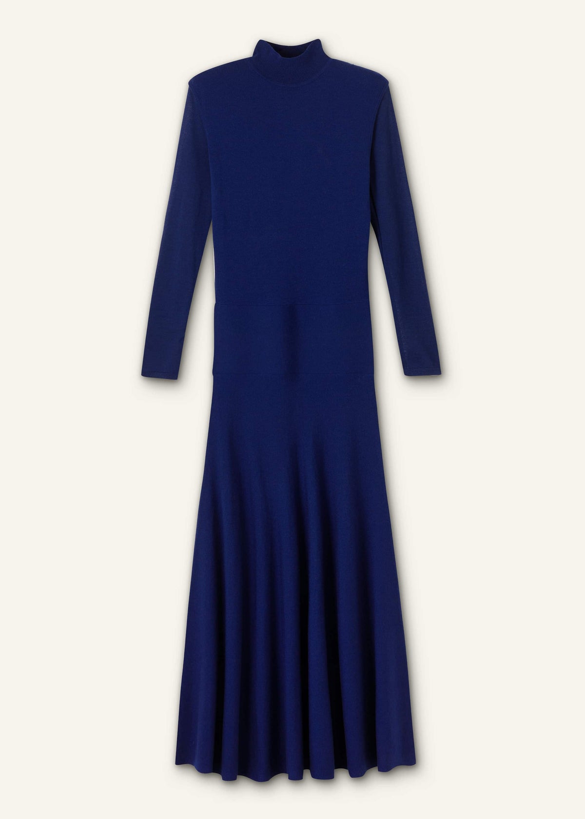 Blue High Neck Knit Maxi Dress + Layering Top | ME+EM Clothing