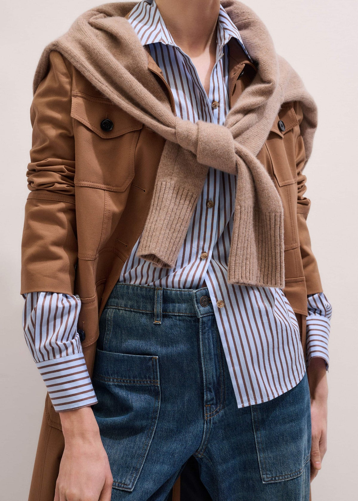Blue Patch Pocket Engineered Jean | ME+EM Clothing