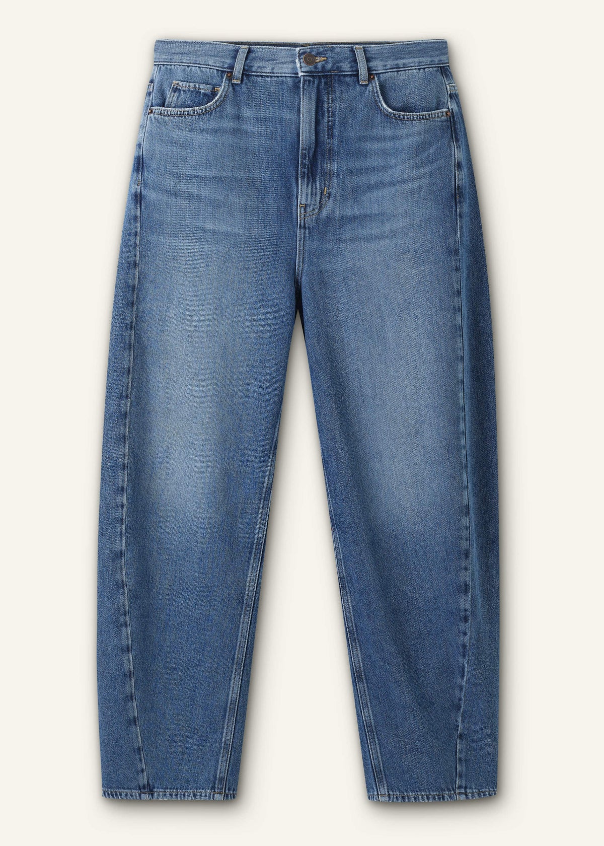 Blue Engineered Barrel Jean | ME+EM Clothing