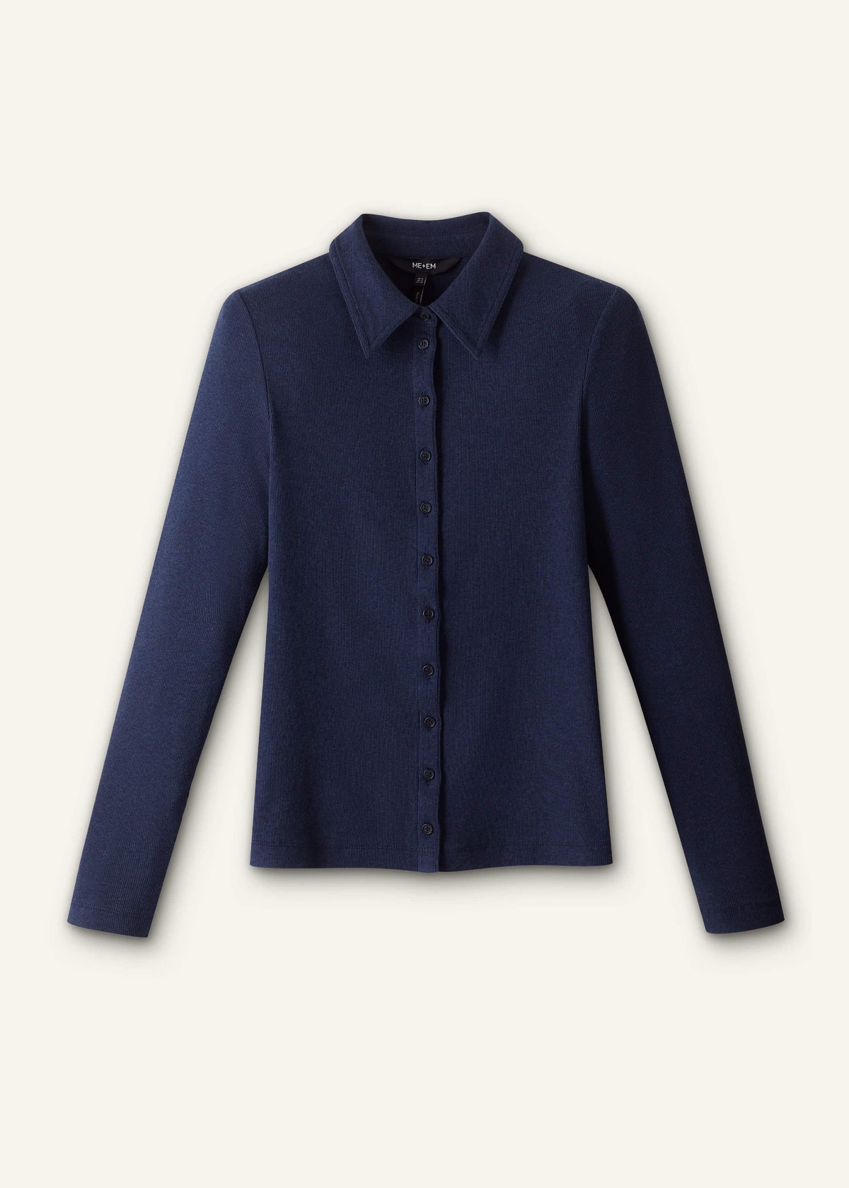 Navy Perfect Basic Shirt | ME+EM Clothing