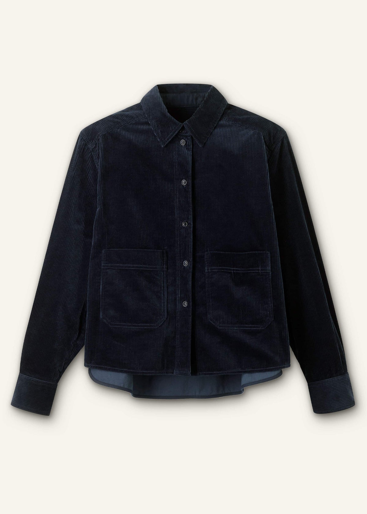 Navy Boxy Shacket | ME+EM Clothing