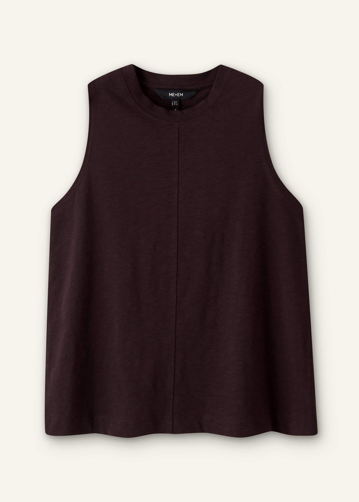 Brown Racerback Swing Top | ME+EM Clothing
