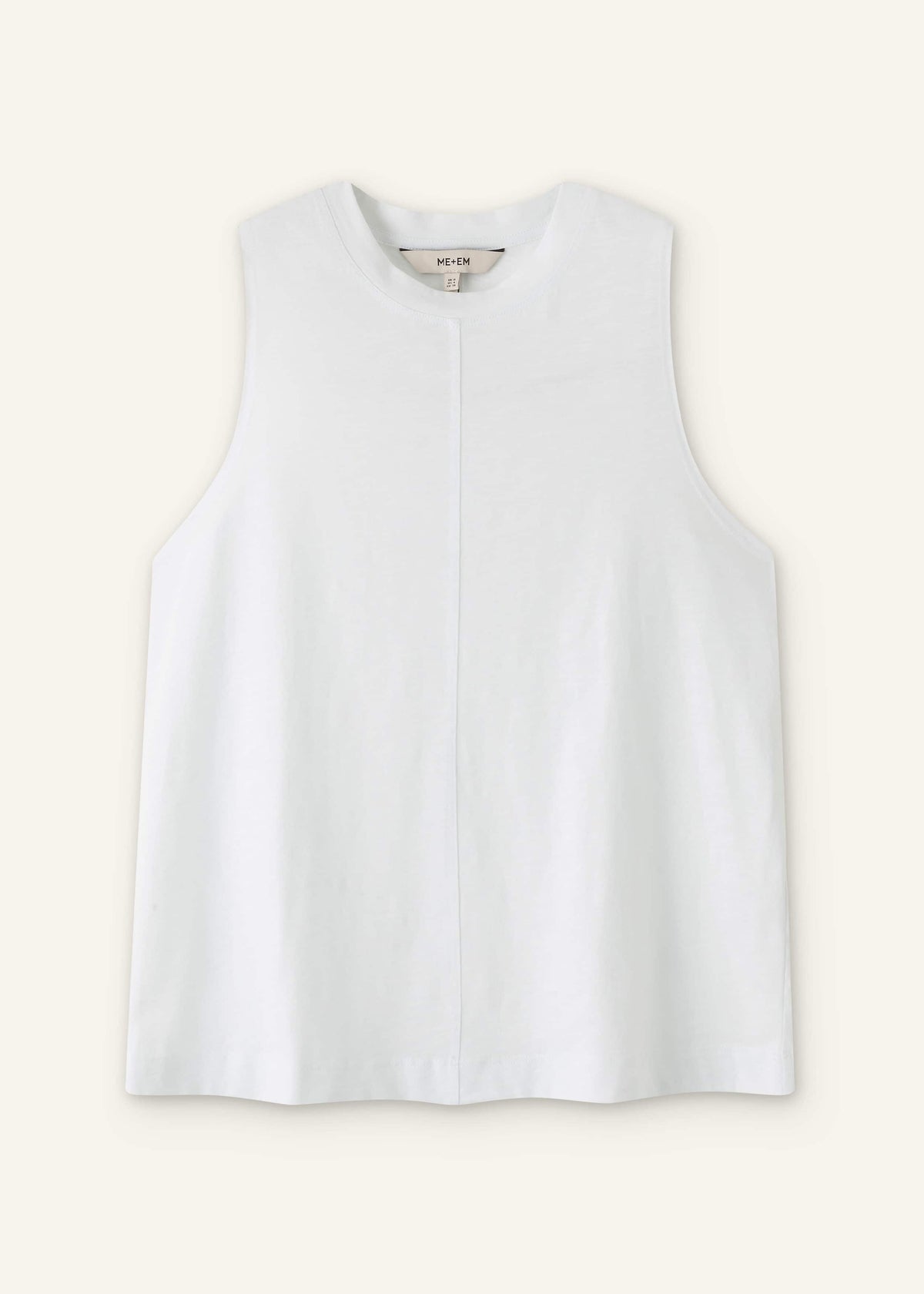 White Racerback Swing Top | ME+EM Clothing