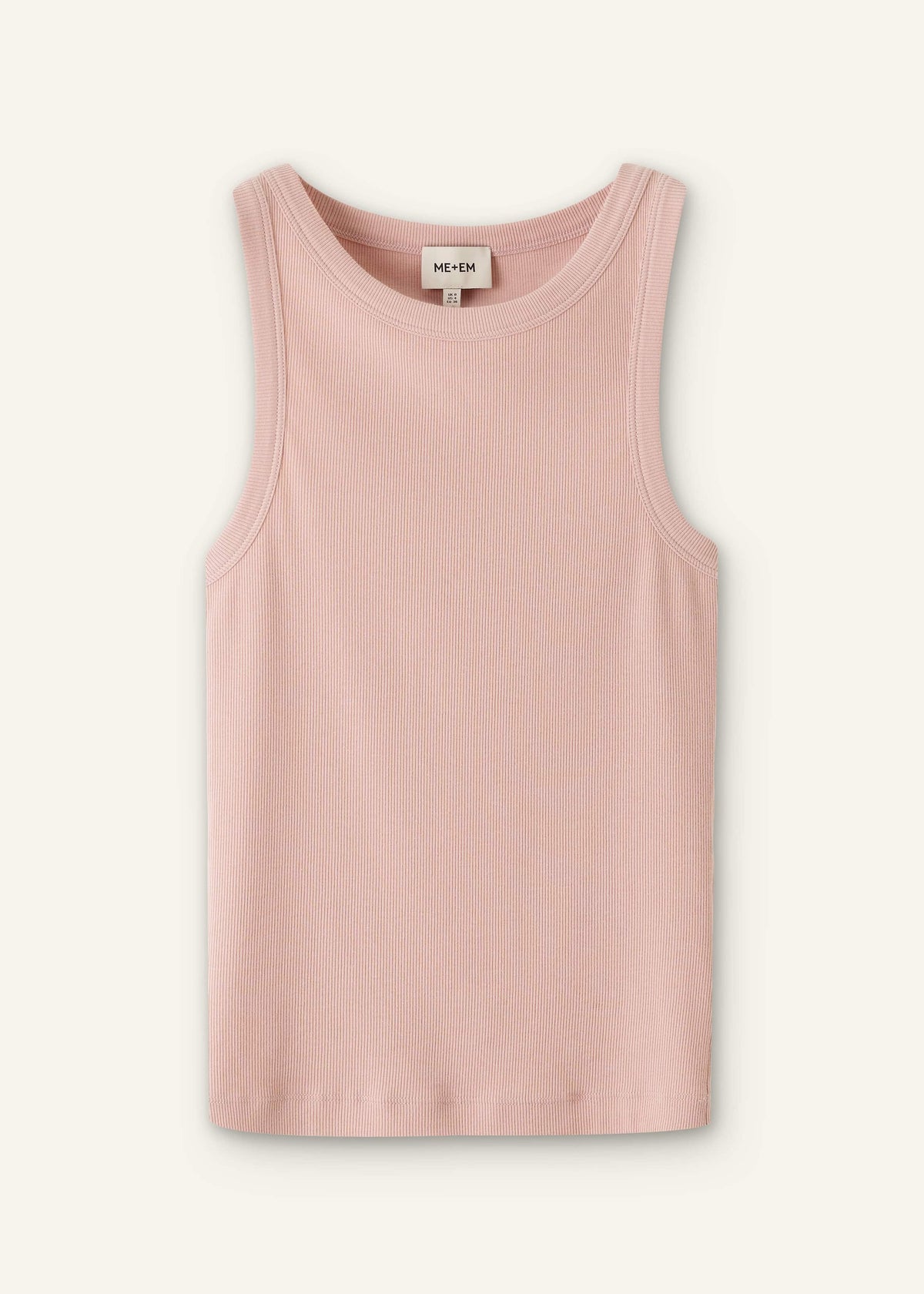 Blush Pink Perfect Basic Vest | ME+EM Clothing
