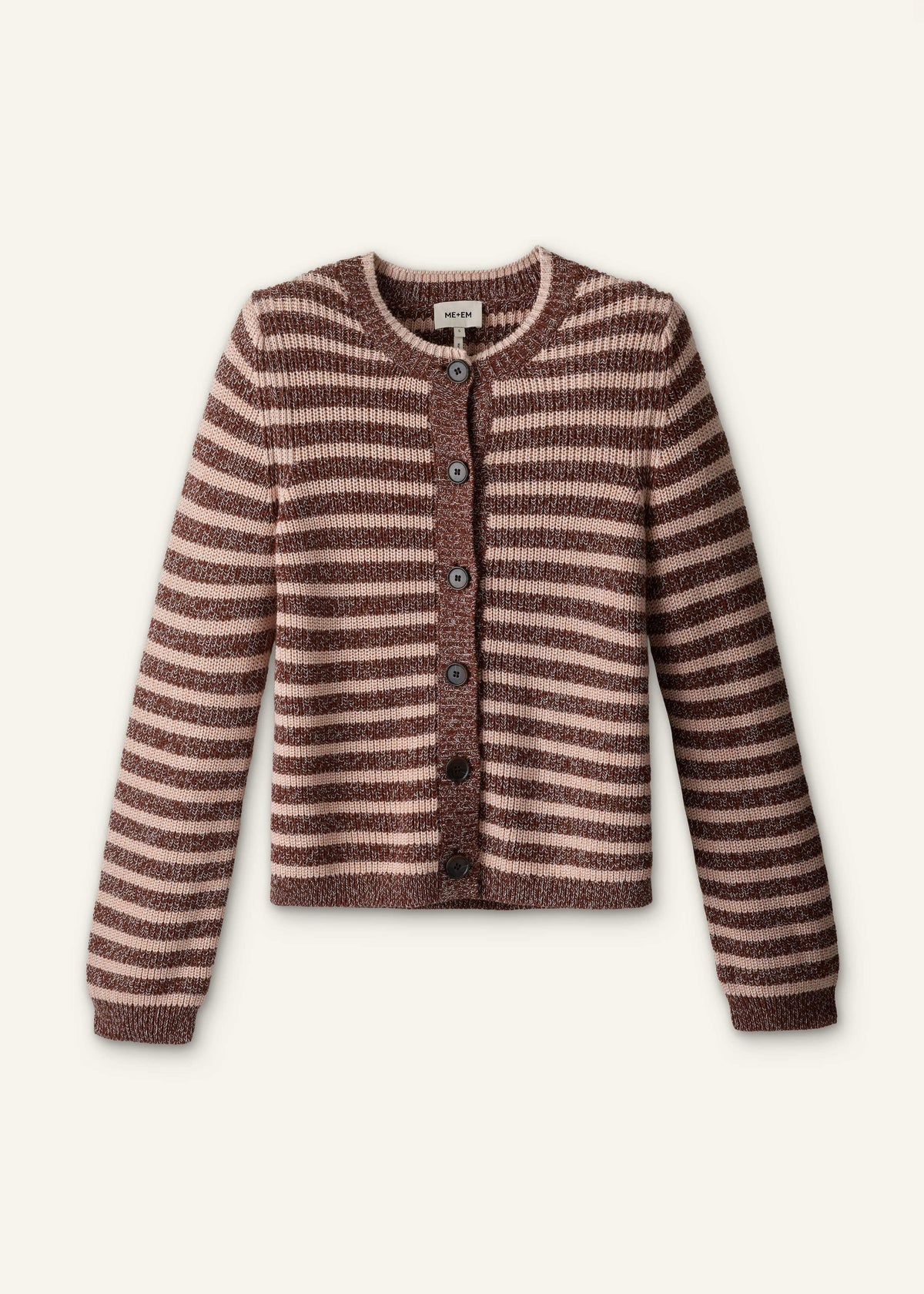 Cinnamon Brown Straight Cardigan | ME+EM Clothing