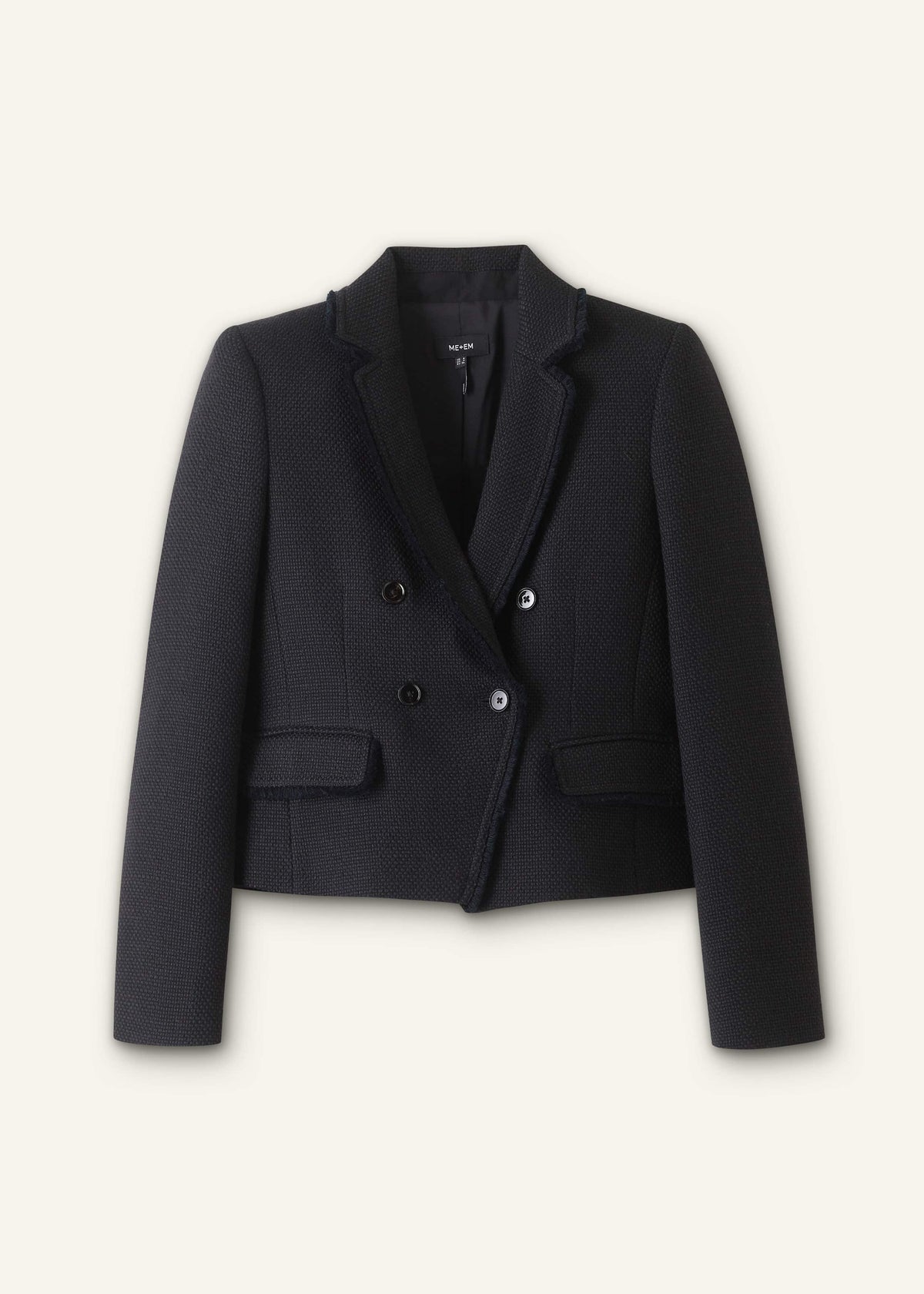 Black AM-PM Fitted Blazer | ME+EM Clothing