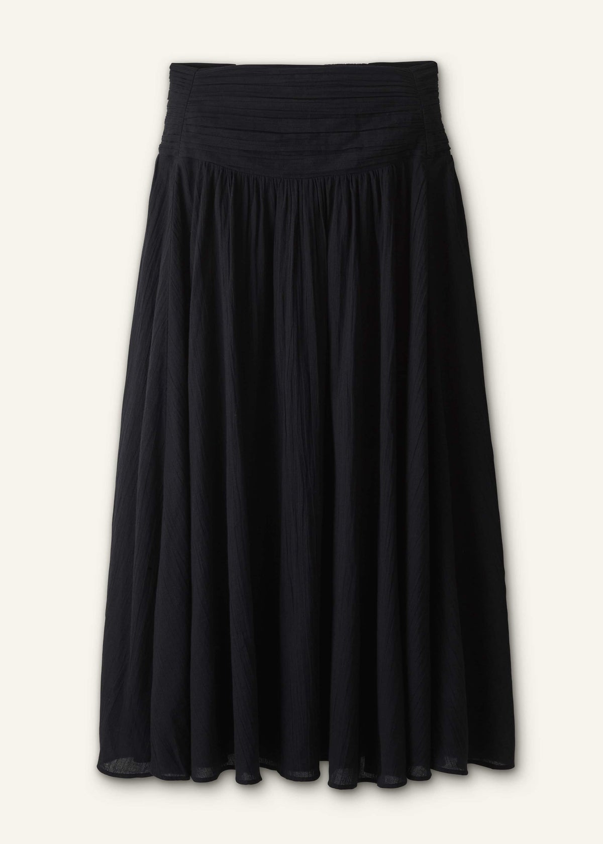 Black Relaxed Maxi Skirt | ME+EM Clothing