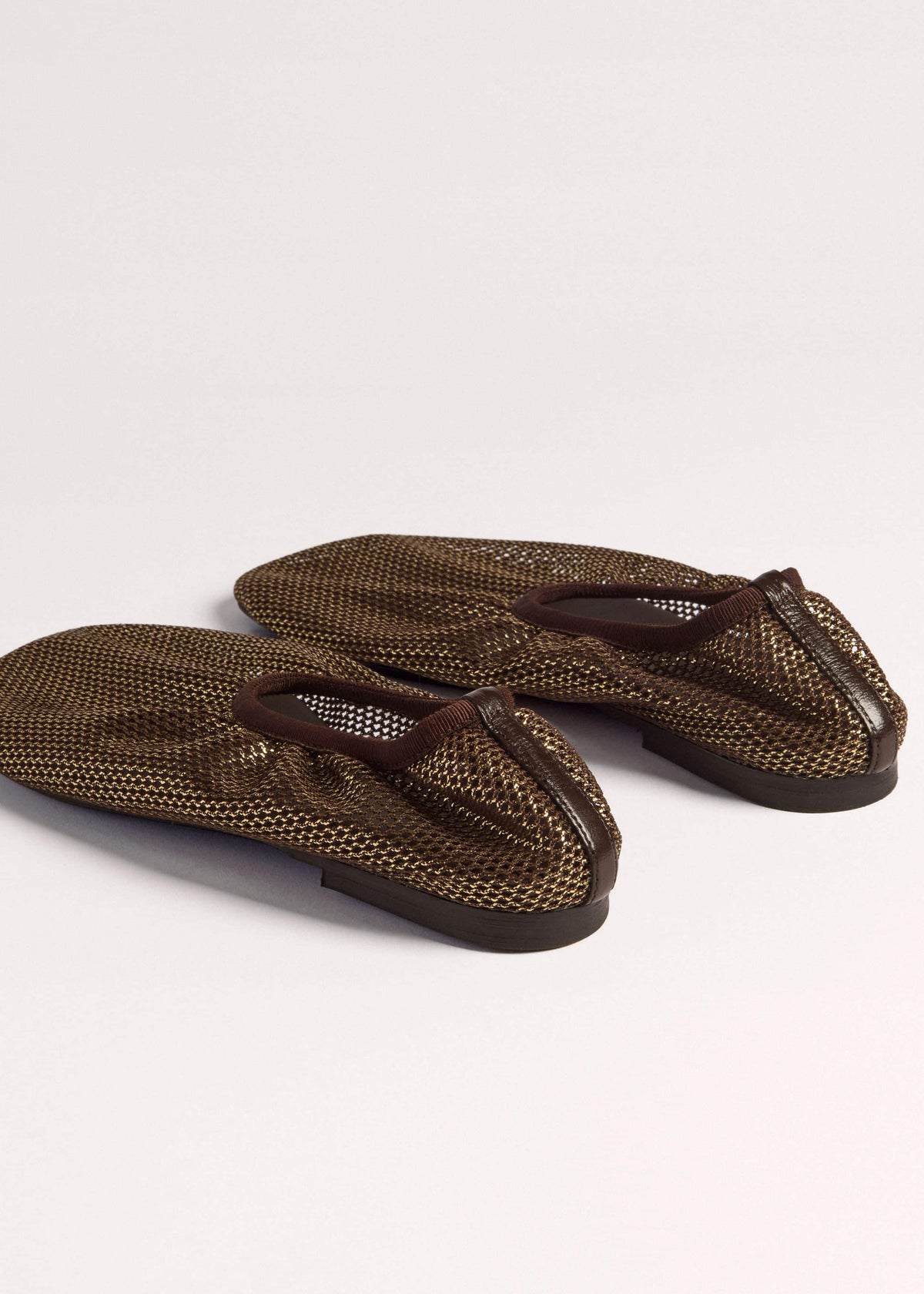 Gold Asymmetric Slipper | ME+EM Accessories
