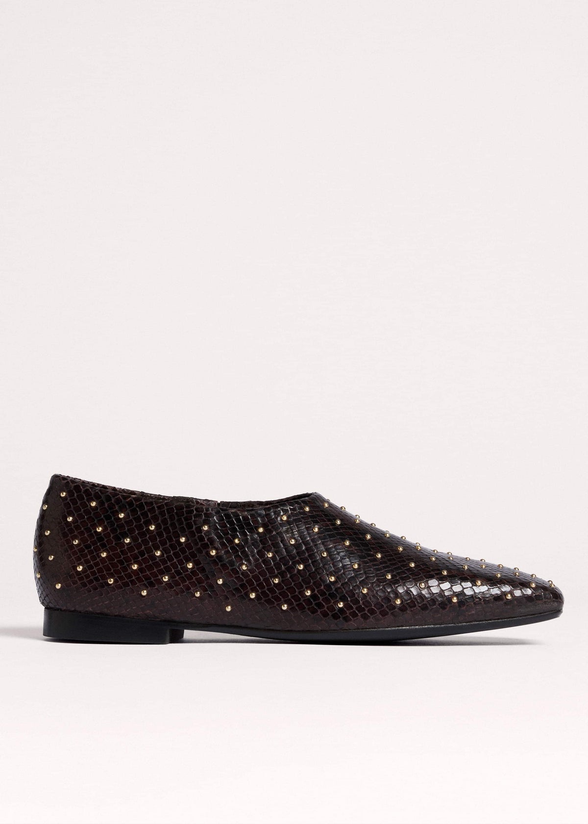 Brown Square Toe Slipper | ME+EM Accessories