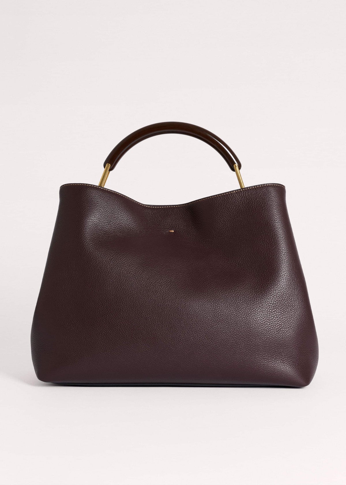 Red Leather Soft Constructed Day Bag | ME+EM Accessories