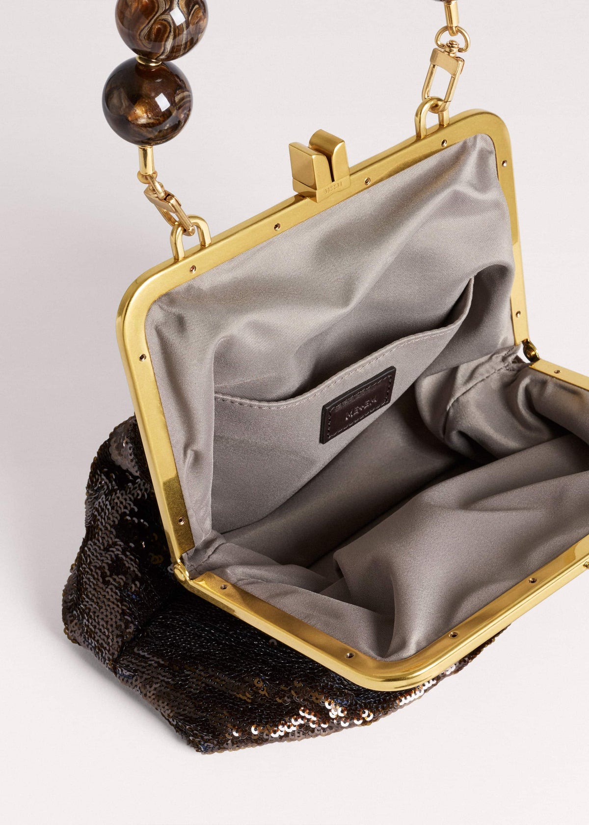 Brown Sequin Evening Bag | ME+EM Accessories