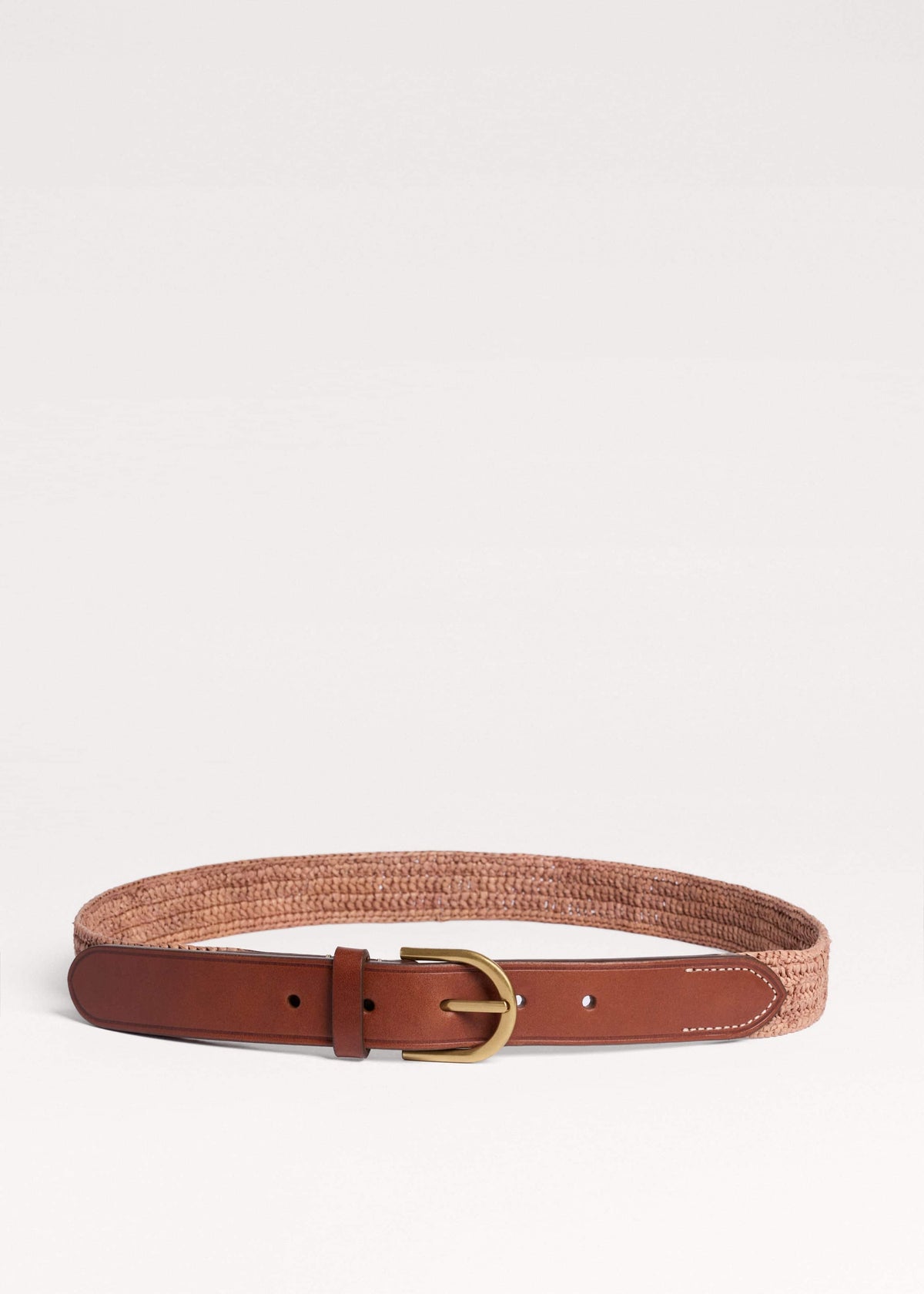 Pink Raffia Summer Belt | ME+EM Accessories