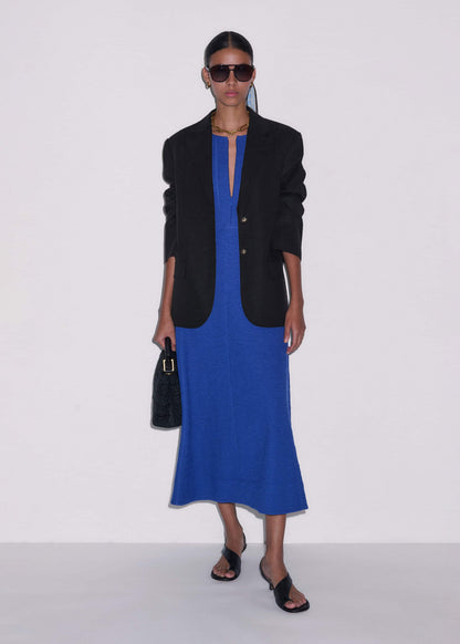 Blue Fit + Flare Maxi Dress | ME+EM Clothing