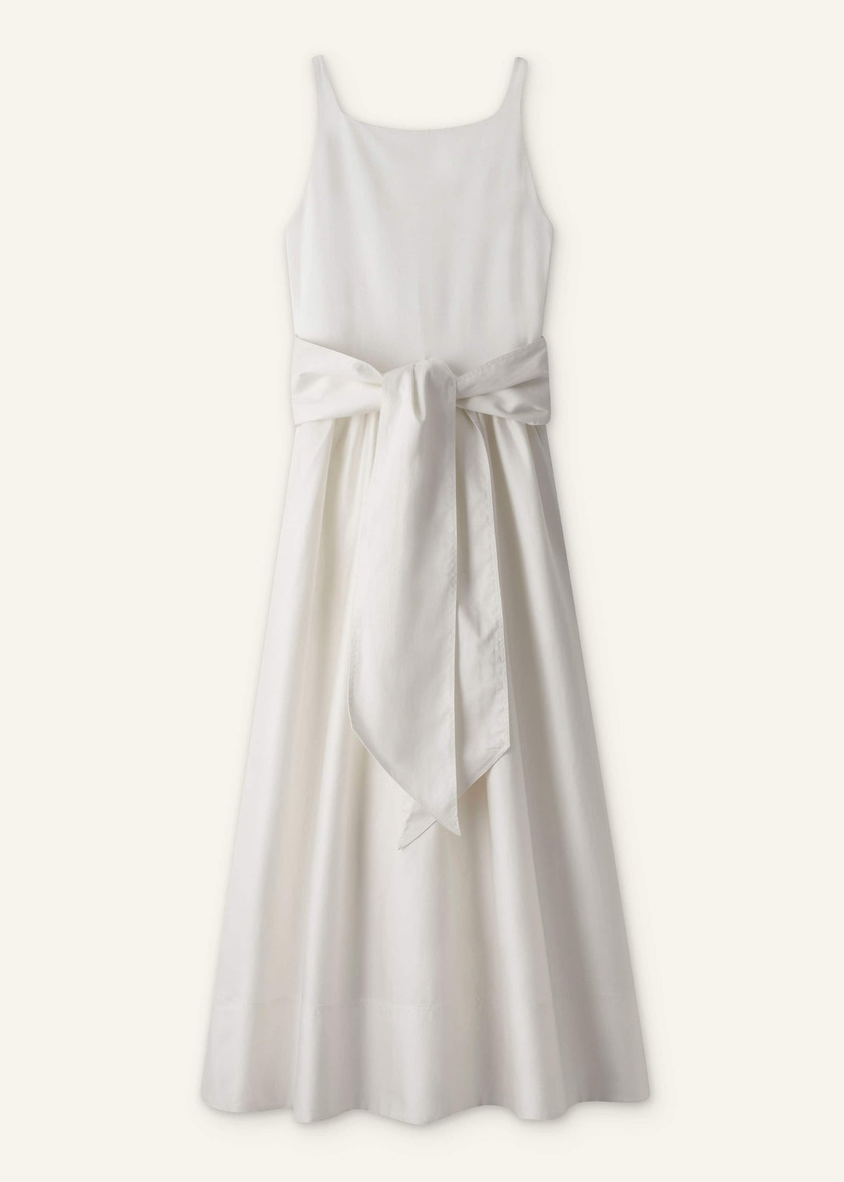 Cream Fit + Flare Maxi Dress | ME+EM Clothing