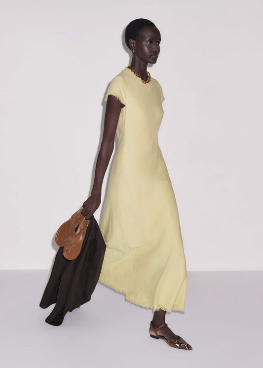 Yellow Bias Cut Maxi Dress | ME+EM Clothing