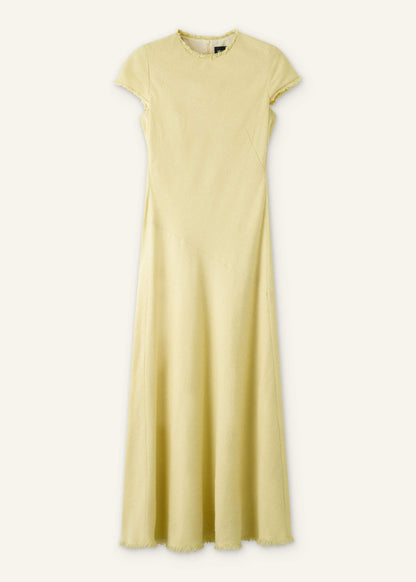 Yellow Bias Cut Maxi Dress | ME+EM Clothing