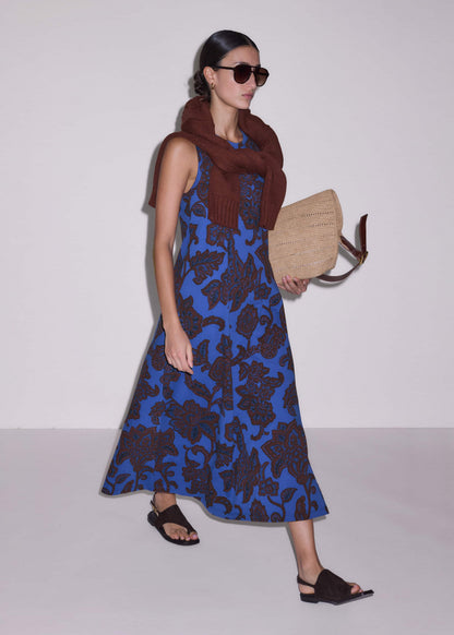 Blue Maxi Swing Dress | ME+EM Clothing