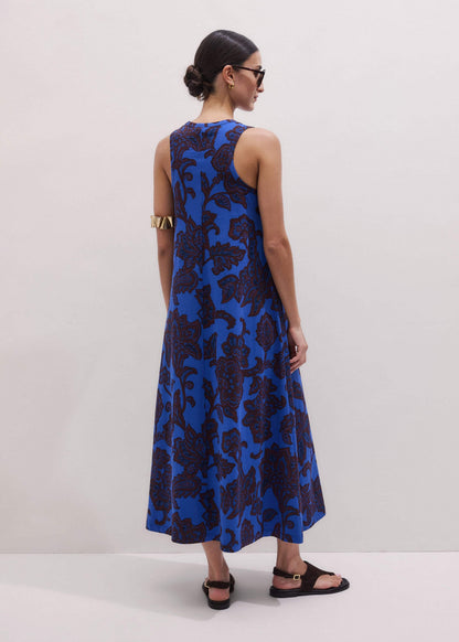 Blue Maxi Swing Dress | ME+EM Clothing
