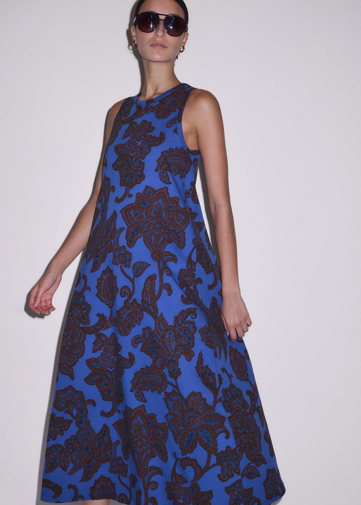 Blue Maxi Swing Dress | ME+EM Clothing