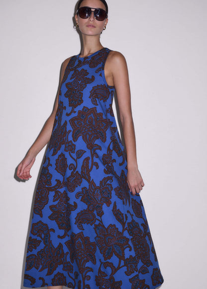 Blue Maxi Swing Dress | ME+EM Clothing