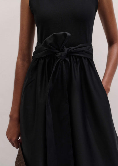 Black Fit + Flare Maxi Dress | ME+EM Clothing