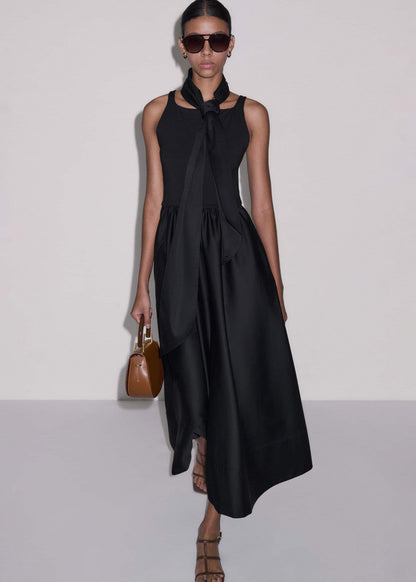 Black Fit + Flare Maxi Dress | ME+EM Clothing