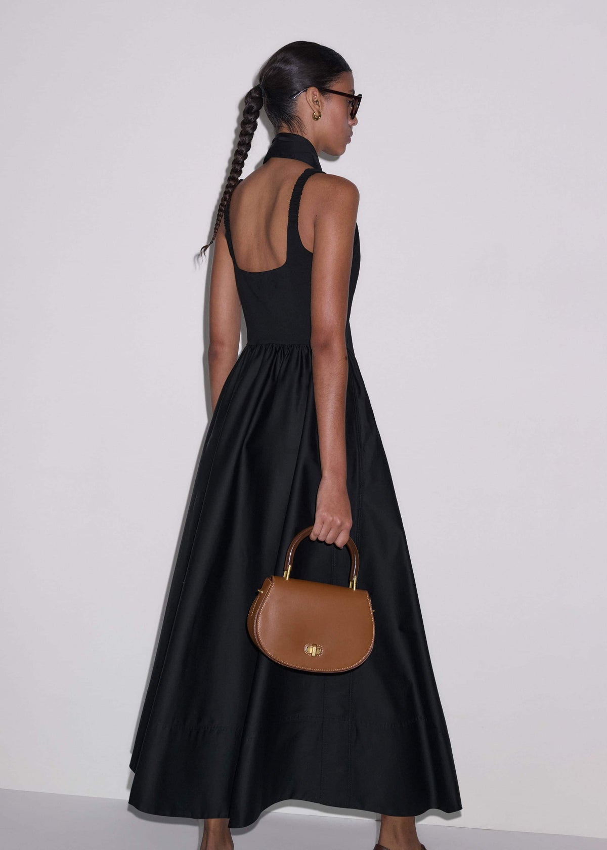 Black Fit + Flare Maxi Dress | ME+EM Clothing