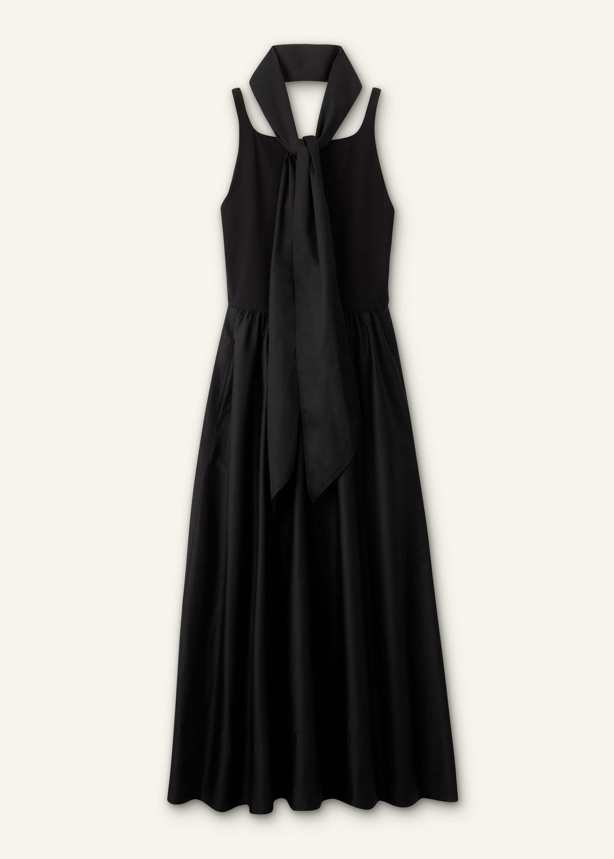 Black Fit + Flare Maxi Dress | ME+EM Clothing