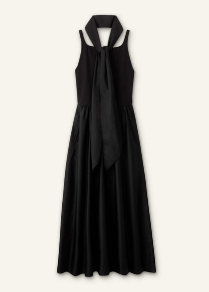 Black Fit + Flare Maxi Dress | ME+EM Clothing