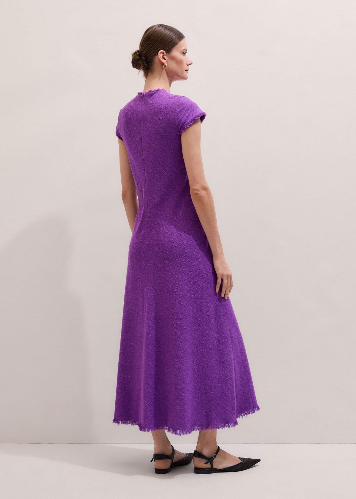 Purple Bias Cut AM-PM Maxi Dress | ME+EM Clothing
