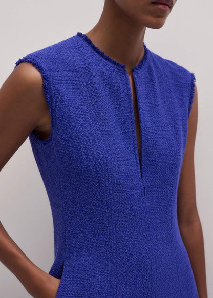Blue Desk-To-Dinner Fit And Flare Maxi Dress | ME+EM Clothing