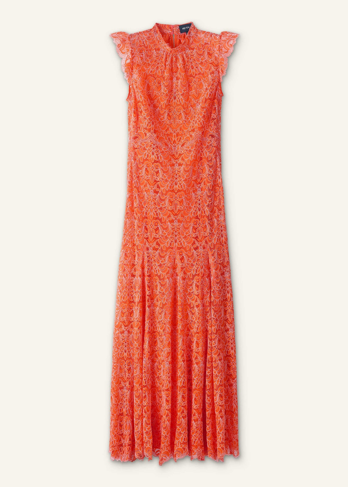 Orange Two Tone Full Length Dress | ME+EM Clothing