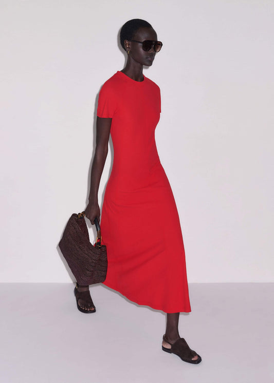 Red Raglan Sleeve Maxi Dress | ME+EM Clothing