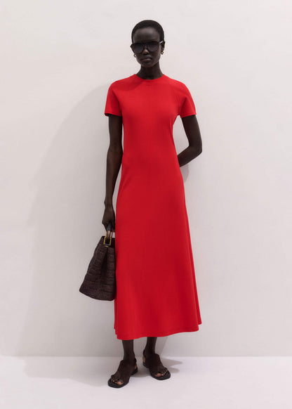 Red Raglan Sleeve Maxi Dress | ME+EM Clothing