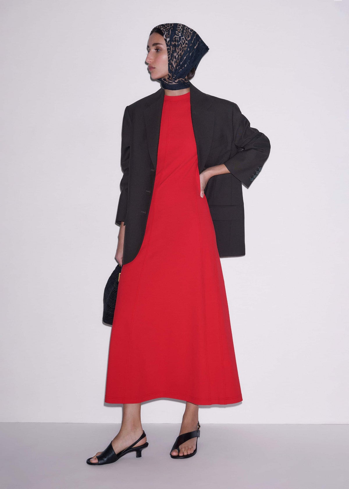 Red Raglan Sleeve Maxi Dress | ME+EM Clothing