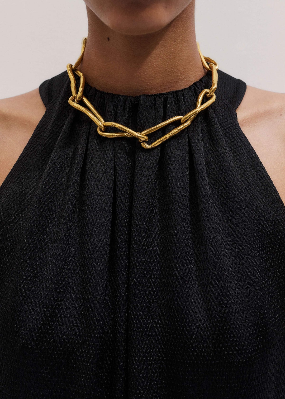 Black Halterneck Maxi Dress | ME+EM Clothing