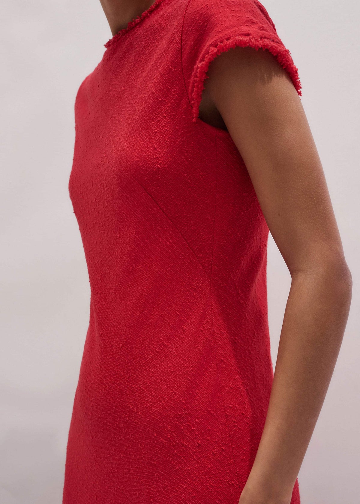 Red Bias Cut AM-PM Maxi Dress | ME+EM Clothing