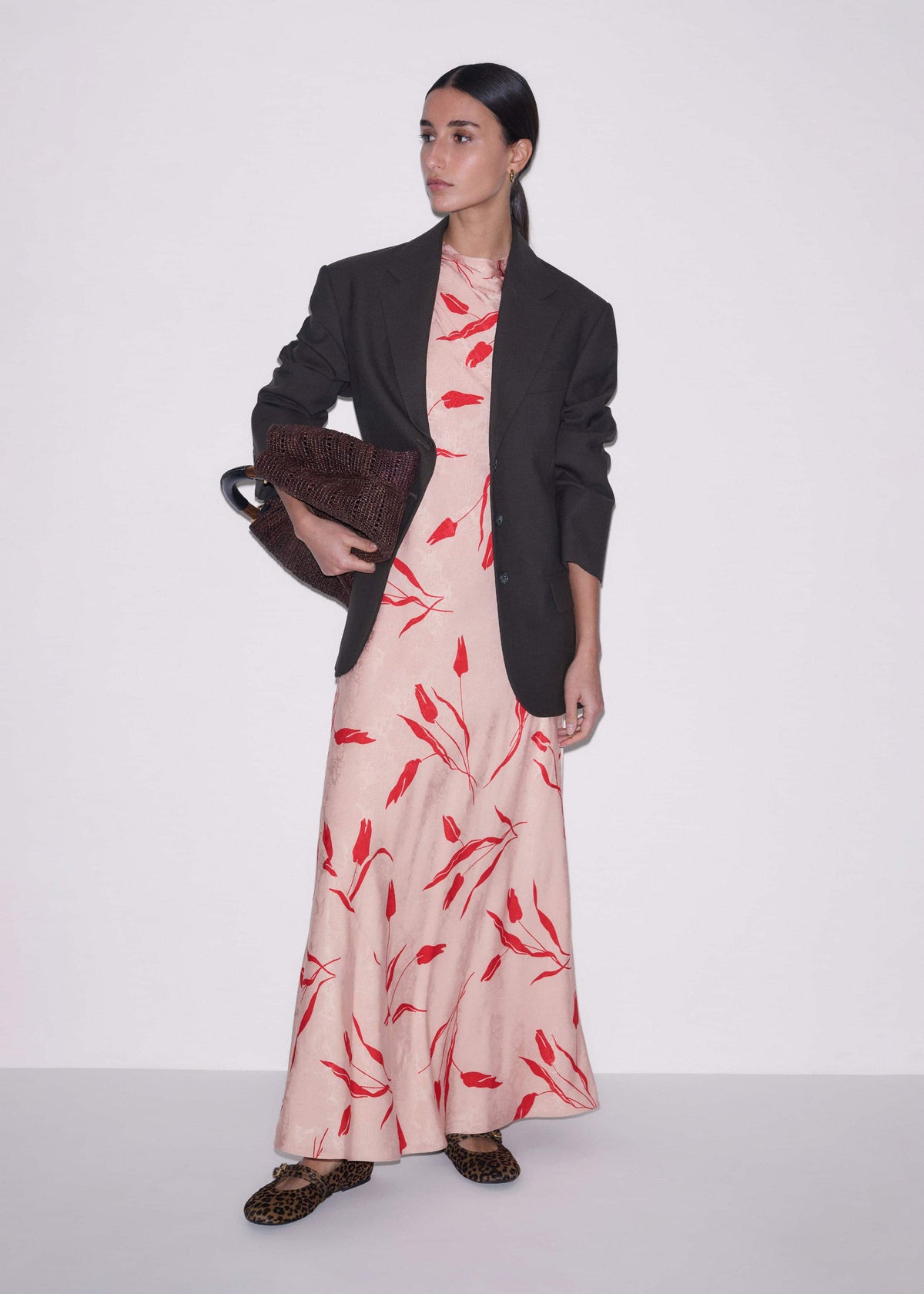 Pink Bias Cut Maxi Dress | ME+EM Clothing