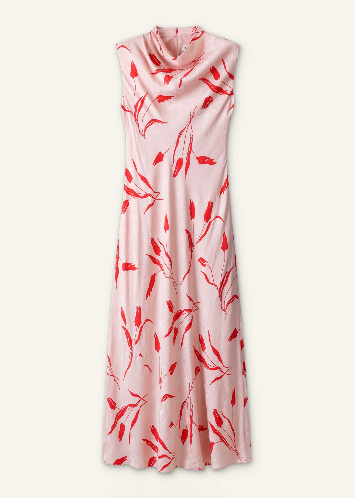 Pink Bias Cut Maxi Dress | ME+EM Clothing