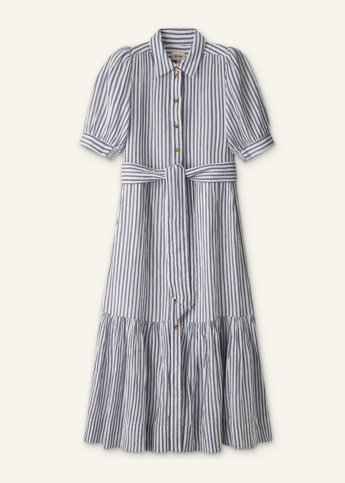 Navy Midi Shirt Dress | ME+EM Clothing