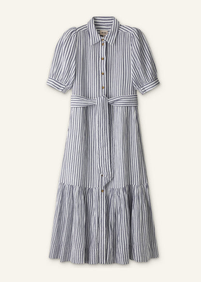 Navy Midi Shirt Dress | ME+EM Clothing
