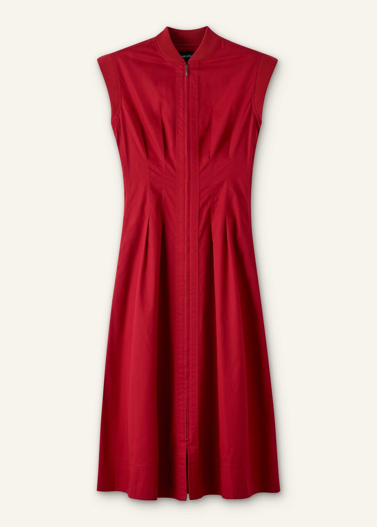 Red Sporty Smart Midi Dress | ME+EM Clothing
