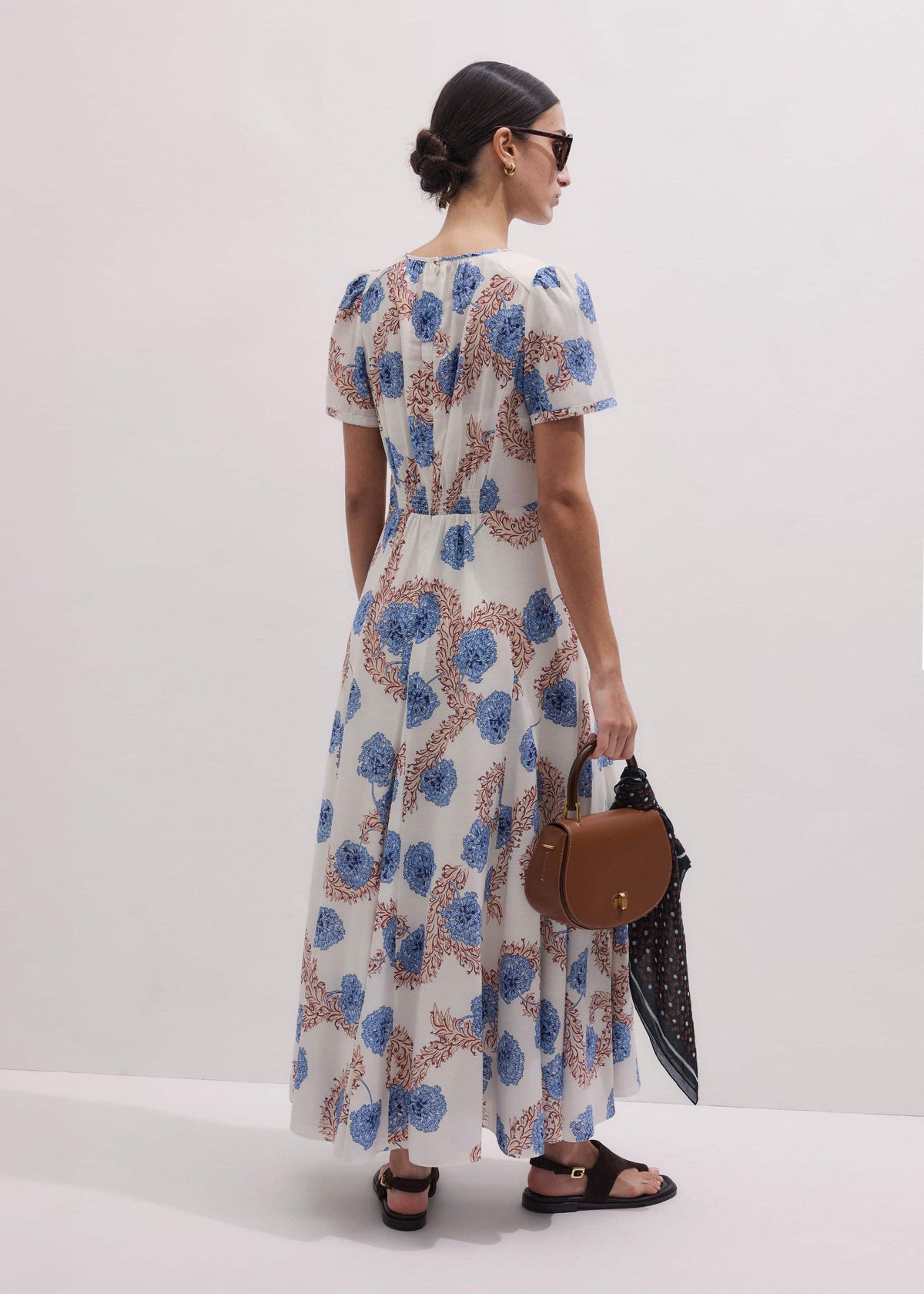 Cream Fit + Flare Maxi Dress | ME+EM Clothing