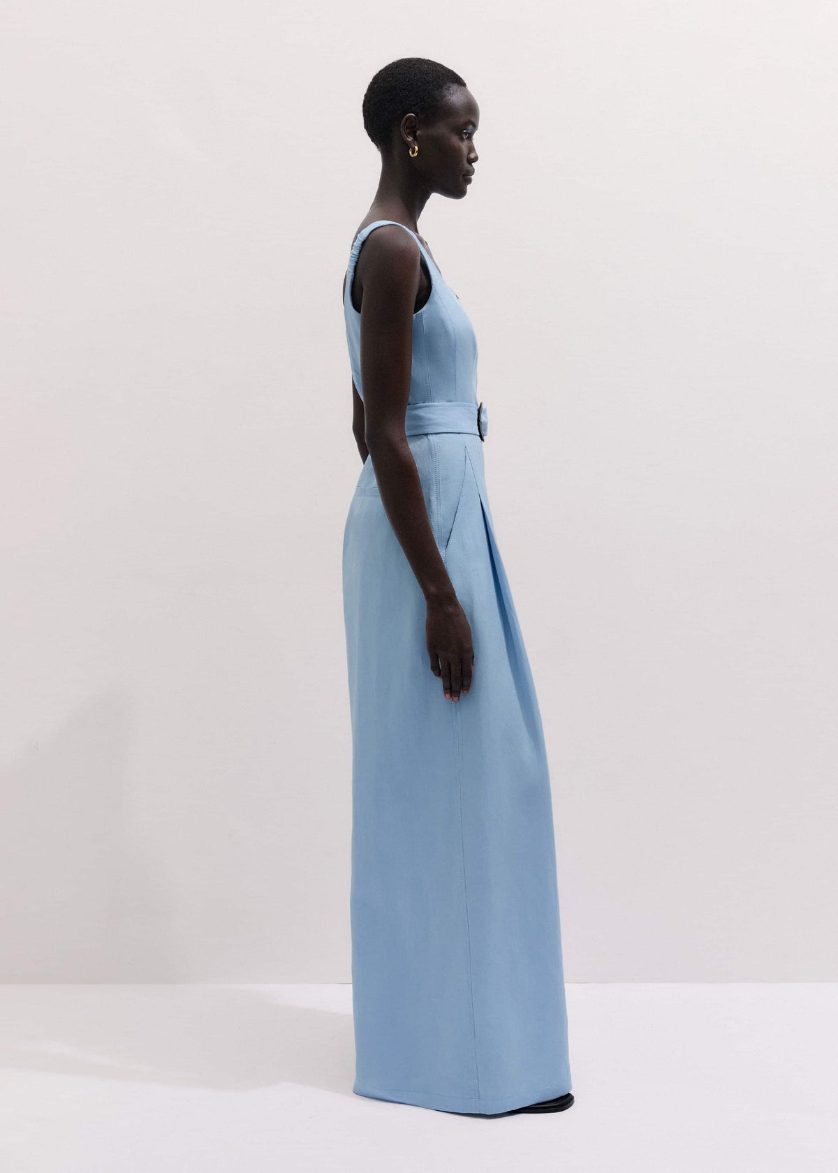 Blue Wide-Leg Jumpsuit | ME+EM Clothing