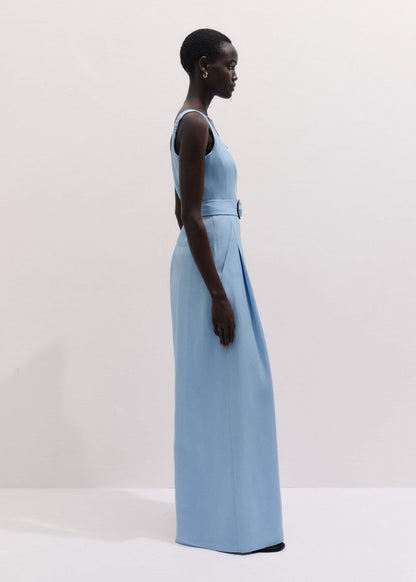 Blue Wide-Leg Jumpsuit | ME+EM Clothing