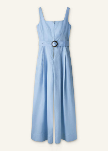 Blue Wide-Leg Jumpsuit | ME+EM Clothing