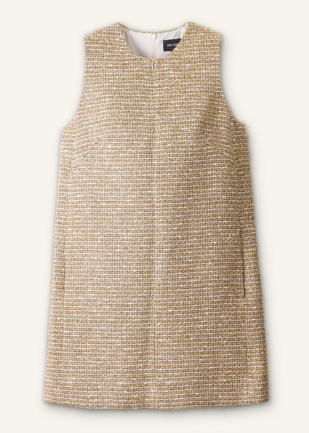 Gold Metallic Mini Dress | ME+EM Clothing