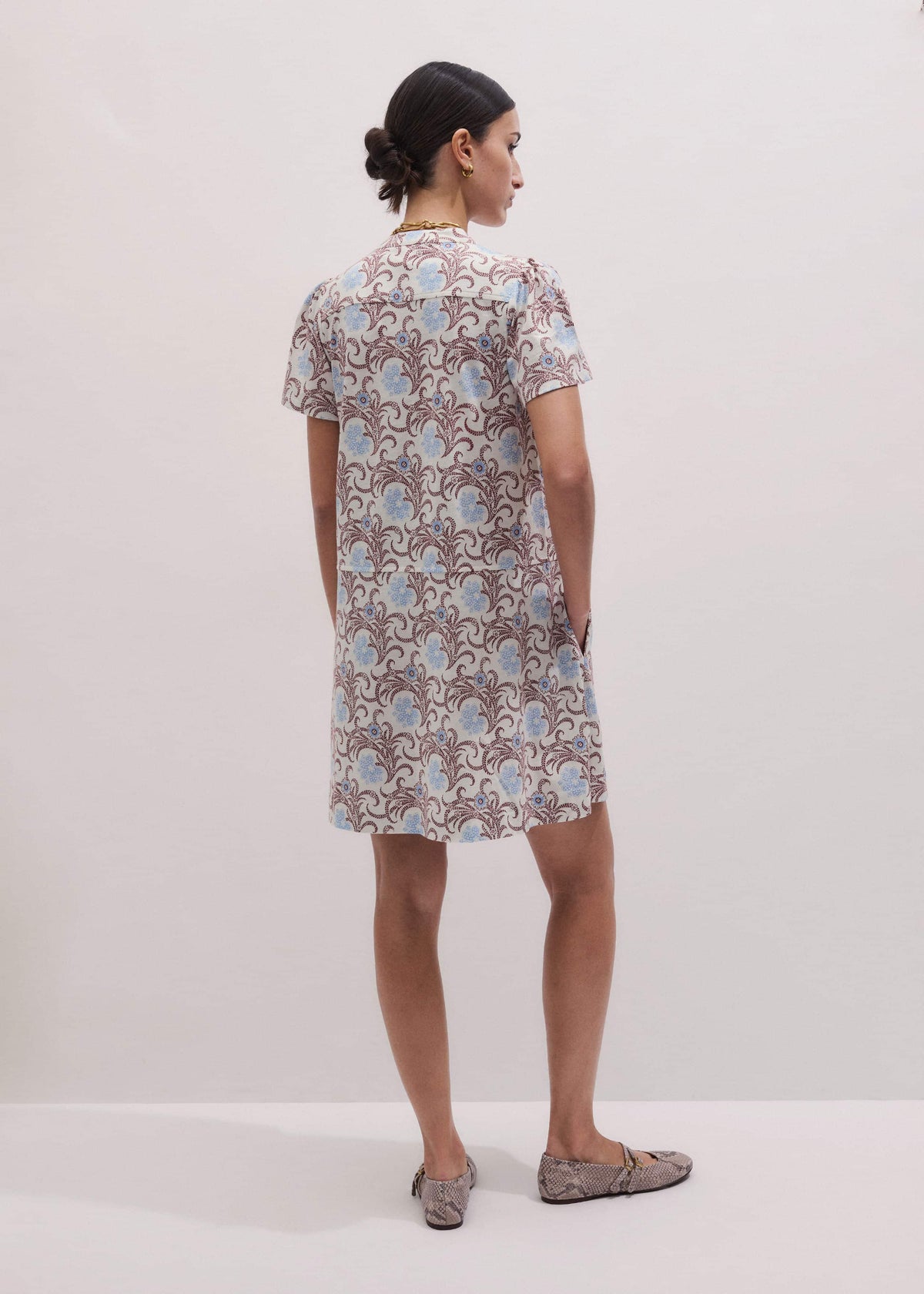 Cream Summer Swing Dress | ME+EM Clothing