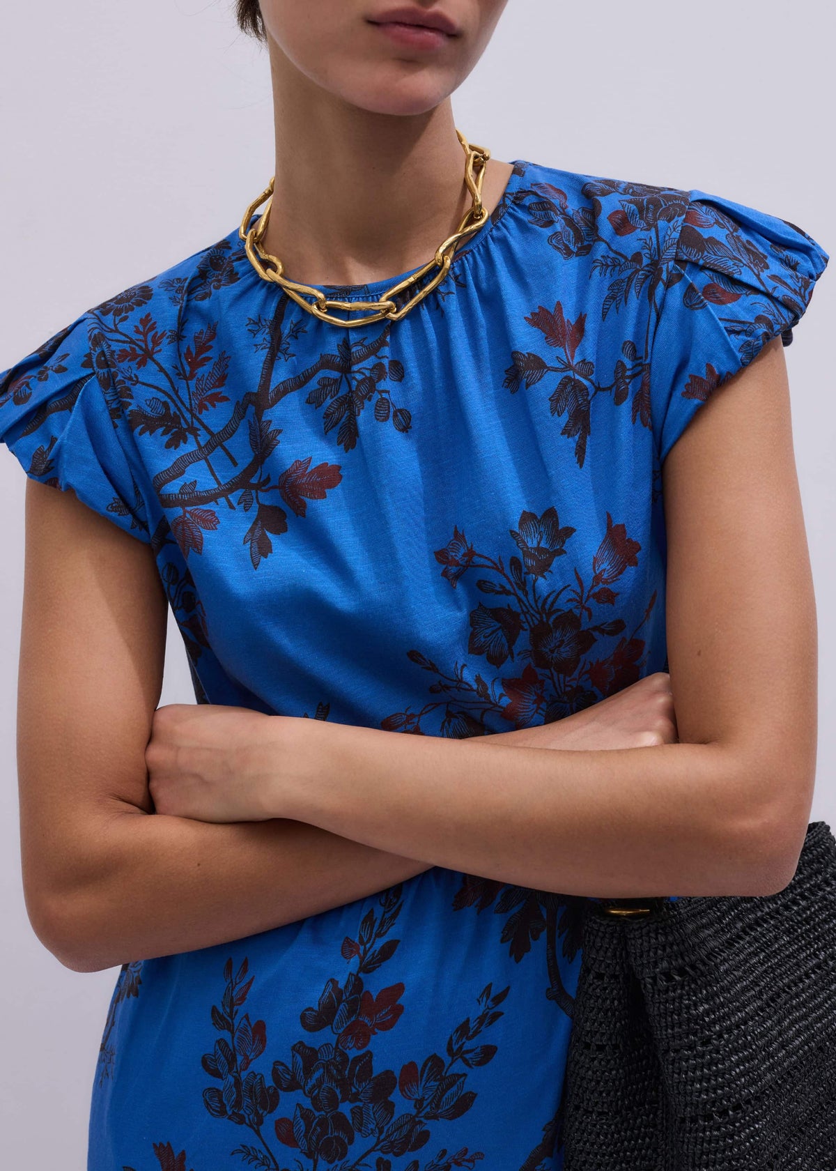 Blue Short Swing Dress | ME+EM Clothing