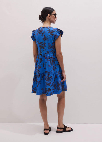 Blue Short Swing Dress | ME+EM Clothing